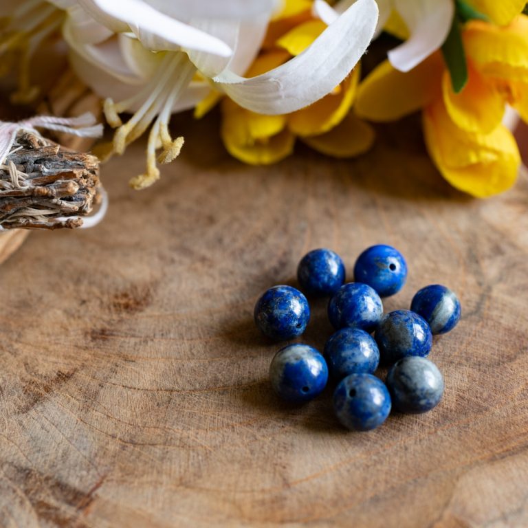 Edelsteen Losse Kralen Lapis Lazuli 10 Stuks 10 Mm Zenvol