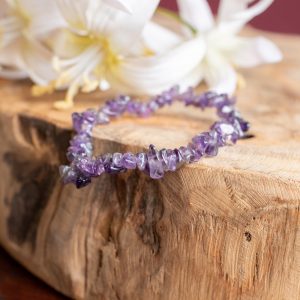 Edelsteen Splitarmband Amethist