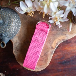 Yoga Riem D-ring Katoen Roze (183 cm)