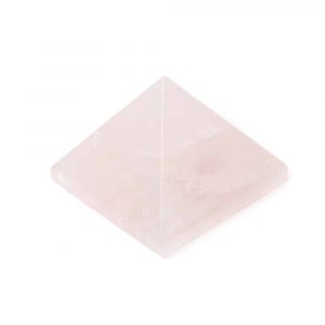 Edelsteen Piramide Roze Kwarts - 25 mm