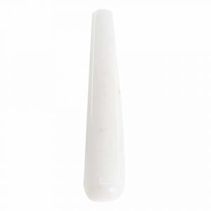 Yoni Wand Witte Jade - 10 cm