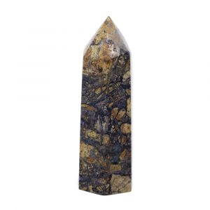 Edelsteen Obelisk Punt Jaspis Breccie & Fluoriet 60 - 80 mm
