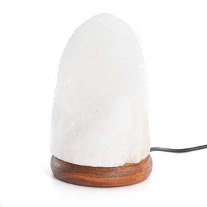 Himalaya Zoutlamp USB Wit (ca. 600 gram) 12 cm