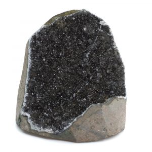 Ruwe Zwarte Amethist Edelsteen Geode Staand 40 - 80 mm