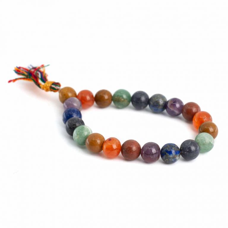 Edelsteen Armband Chakra 'Power Beads' - 8 mm