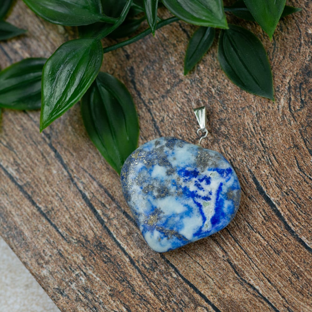 Edelstenen Hart Hanger Lapis Lazuli 40 Mm Zenvol