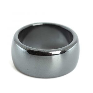 Edelstenen Ring Hematiet (10 mm - Maat 17)