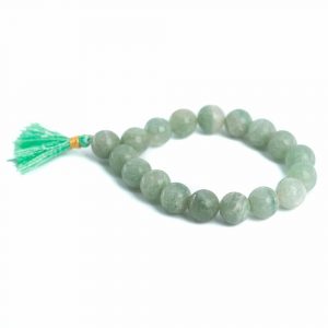 Edelsteen Armband Groene Aventurijn 'Power Beads' - 10 mm