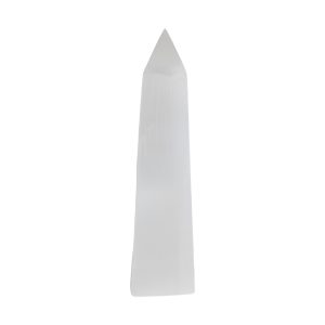 Edelsteen Obelisk Punt Seleniet Groot (20 cm)