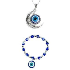 Boze Oog Sieraden Set - Bundel