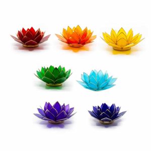 Lotus Sfeerlichten 7 Chakra Set - Bundel