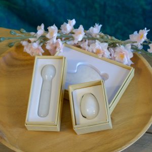 Witte Jade Massage Set - Bundel